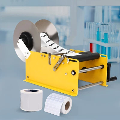 Manual Hand Bottle Label Machine 0.98-4.72in Applicable Bottle Diameter 25pc/min - Image 1 of 4