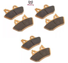Front Rear Brake Pads Harley Touring 2000-07 Road King Electra Road Street Glide