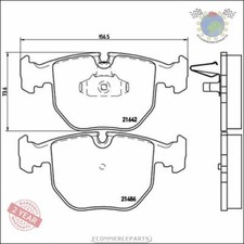 Kit Bremsbeläge Brembo Vorderachse für ALPINA B10 BMW X5 E53 4.4 3.0 X3 E83 xD D
