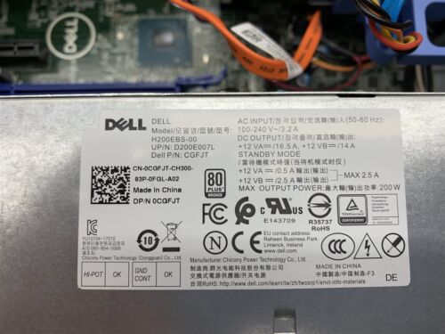 Dell OptiPlex 3060 SFF Desktop Intel Core i5-8500 3GHz 8GB RAM 1TB SSD Win11 PC - Picture 9 of 10