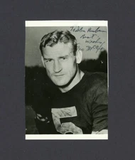 GEORGE McAFEE signed photo HOF CHICAGO BEARS FOOTBALL