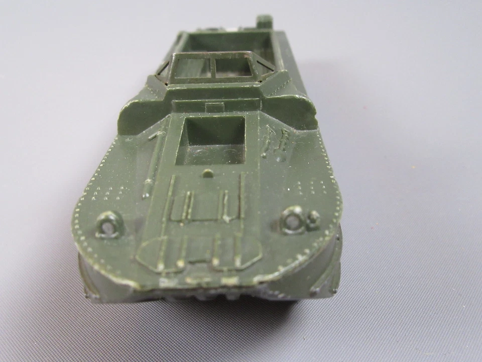 B637 Vintage 1960 Dinky 825 Francia GMC DUKW Kaki 1:50 Camion Militare Amphibio - Immagine 4 di 4