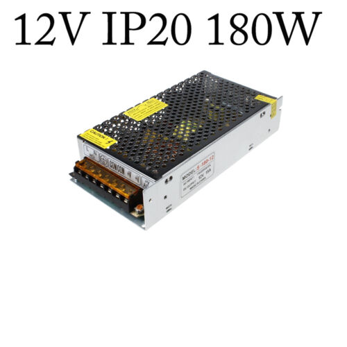 Transformador de fuente de alimentación controlador LED DC 12V 10W-720W regulado IP20 PSU - Imagen 28 de 96