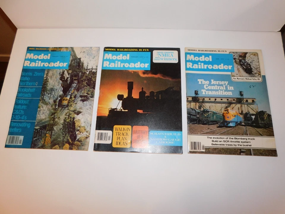 RARE! X6 LOT Model Railroader Magazines 1977 - MORE IN STORE!! - Image 2 of 4