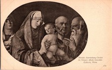 Vintage 1903 Bissolo Christ in the Temple Postcard Vienna Art