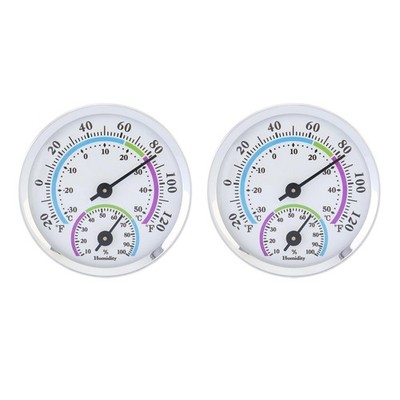 Warehouse and Storage Room Thermometer Hygrometer 2pcs Climate Control Monitor