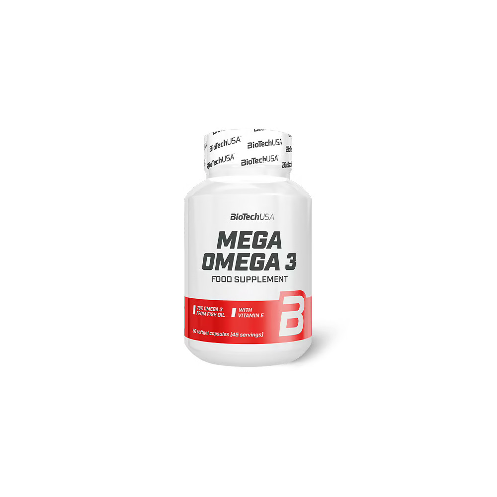 Mega Omega 3 Biotech USA complémente alimentaire en 90 capsules