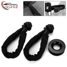 Heavy Duty Off Road Recovery Ring 66000lbs With 2 Pack Soft Shackles Tow Straps Heavy Duty Off Road Recovery Ring 66000lbs With 2 Pack Soft Shackles Tow Straps
