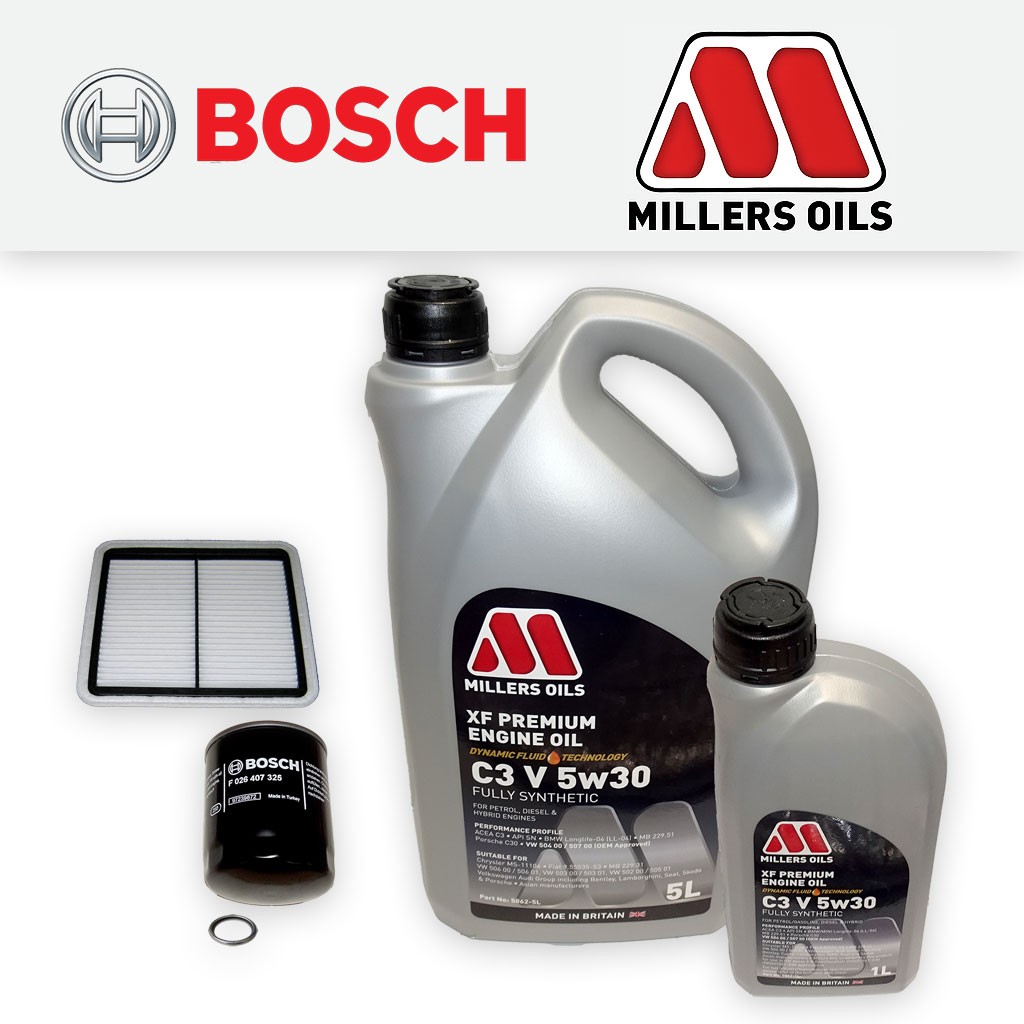 SERVICE KIT for SUBARU IMPREZA 2.0 D OIL AIR FILTERS +5w30 LL OIL (2009-2012)