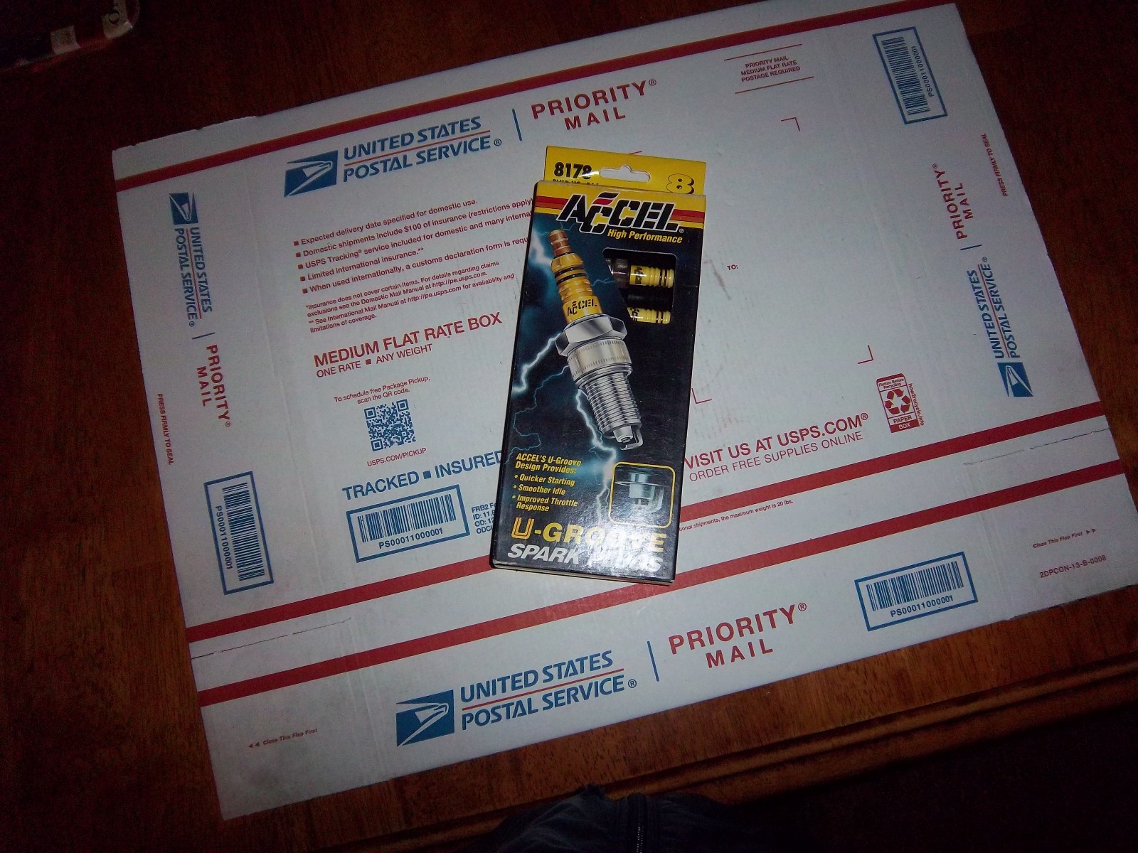 accel high performance 8178 HP U-groove spark plugs GM,CHEVY #566