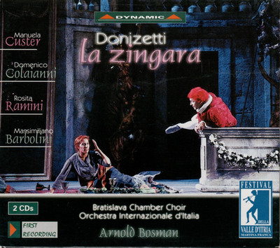 2 CDs Donizetti LA ZINGARA Custer Ramini Colaianni Bosman (C8107)
