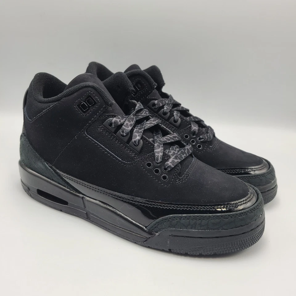 NOVO EM FOLHA JORDAN 3 GATO PRETO RETRÔ TAMANHO 4.5Y DMO967 001 - Imagem 3 de 4