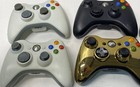 Microsoft Xbox 360 Wireless Controller Lot of 8 Gold White Black For Parts — photo 2