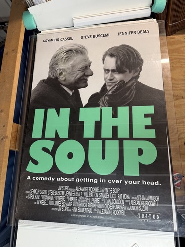 IN THE SOUP 27"x40" D/S Original Movie Poster One Sheet Steve Buscemi 1992 Rare