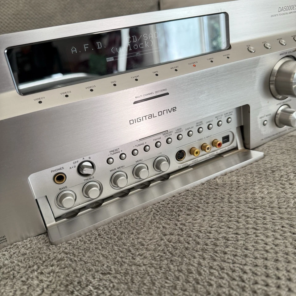 Sony STR DA5000ES 7.1 Channel 170 Watt Receiver & Amplifier Powers On No Remote - Image 3 of 4