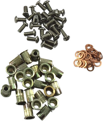 TECHNORESEARCH TR200045 O2 Installer Bung Refill Kit 25 Bungs Plugs Washers