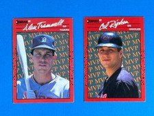 1990 Donruss MVP #BC-18 Cal Ripken Jr & #BC-26 Alan Trammell (HOFers) 2-Card Lot