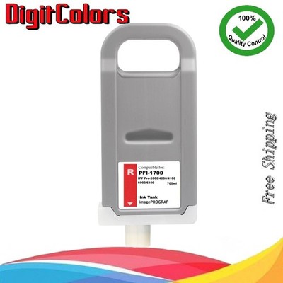 PFI-1700 Red Ink Cartridge for IPF Pro 4000s 4100s 6000s 6100s 6000 6100 2000