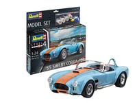 Revell 67708 Model Set 65 Shelby Cobra 427 Modellbausatz, Blau/Rot