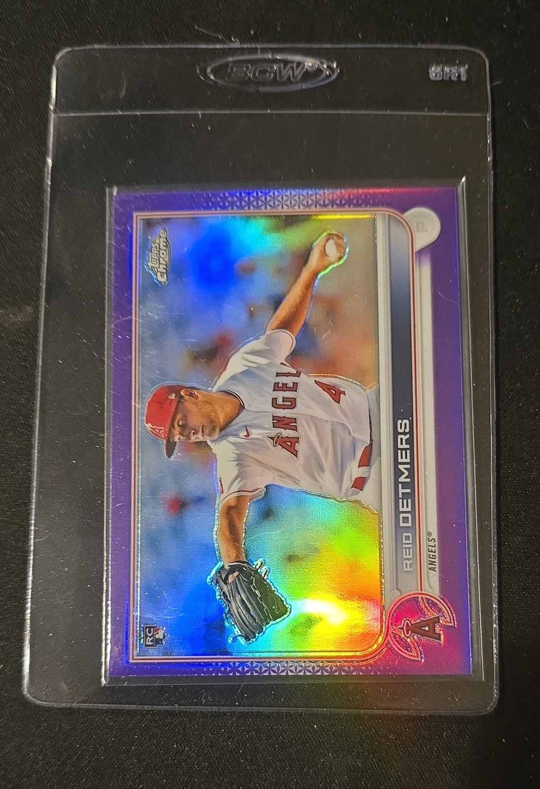 2022 Topps Chrome - Reid Detmers #79 Purple Refractor /250 (RC)