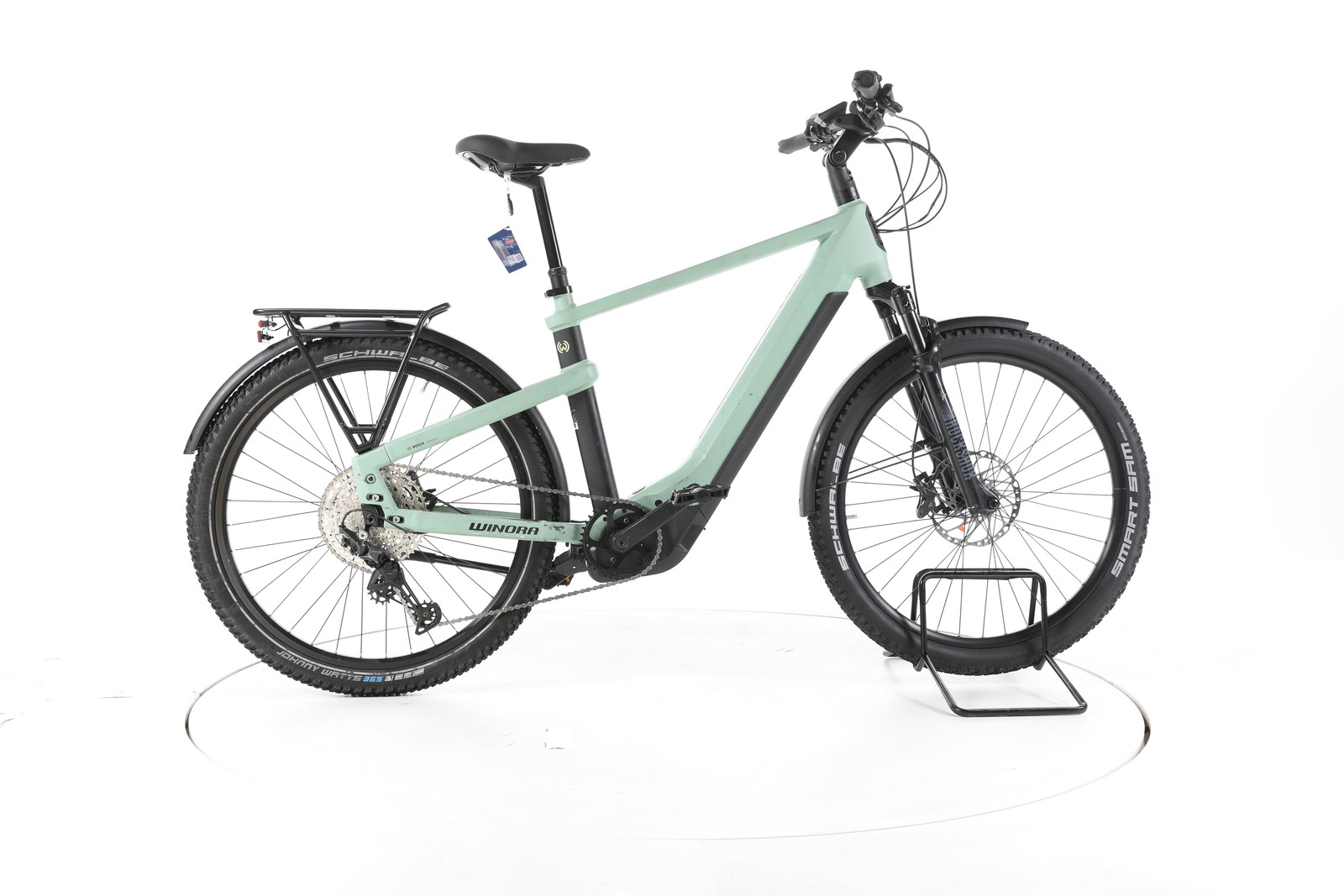 Winora Yakun 12 Vélo électrique de trekking Bosch Batterie 750Wh 28" vert Pro