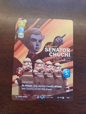 Star Wars Unlimited Secrets Of Power Prestige Senator Chuchi U 1039