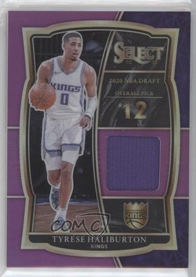 2020-21 Panini Select Purple Prizm 44/99 Tyrese Haliburton #DS-HAL Rookie RC u5y