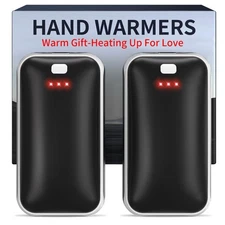 Hand Warmers Rechargeable, 2 Pack Electric Hand Warmer, Reusable Portable Poc...
