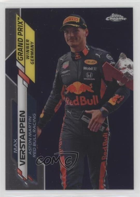 2020 Topps Chrome Formula 1 Grand Prix Winners Max Verstappen #143 0q9m