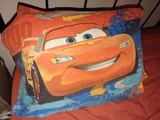 Disney Cars Lightning McQueen Tow Mater Pillow Case, Each Side Different