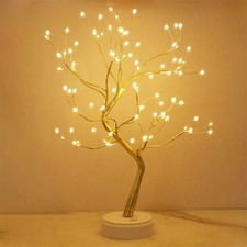 108 LED Fairy Tree Lights Bonsai Artificial Lamp USB Battery Night Light Decor