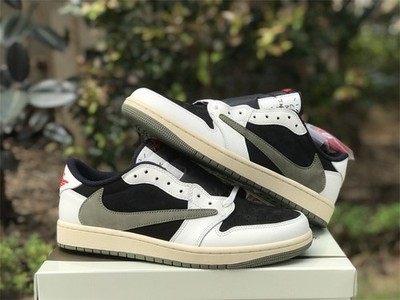 Size 6.5 - Jordan 1 Retro OG x Travis Scott Low Olive W for sale