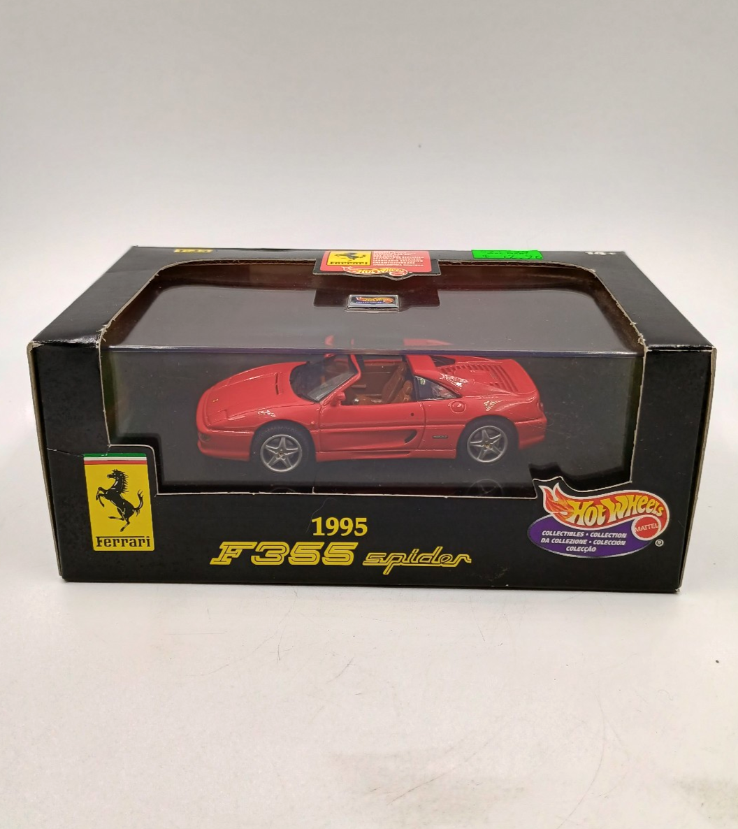 Set of 2 Hot Wheels FERRARI 1987 F40 & 1995 F355 Spider 1:43