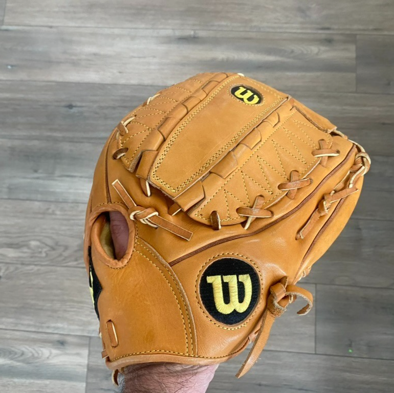 Gant De Baseball Wilson A2000 XLC Vintage - 1981 - Fabriqué Aux USA - Cuir Marron