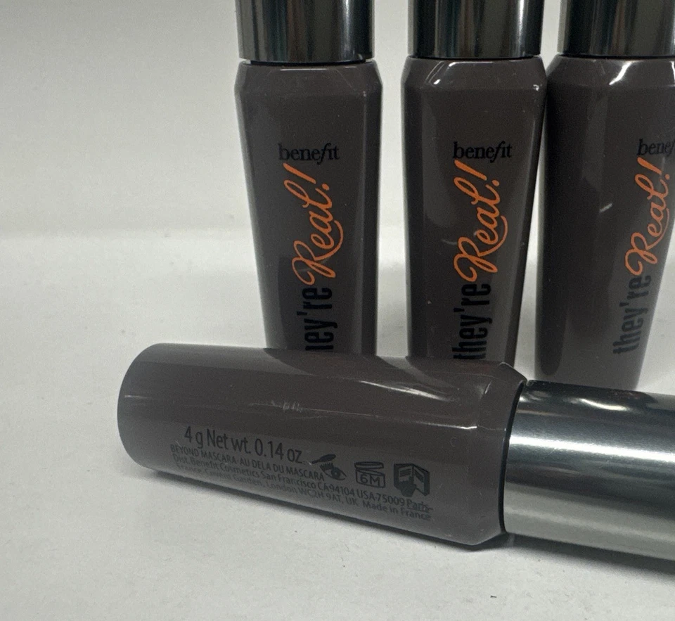 4 BENEFIT They're Real! Beyond Mascara Black Mini Size 0.14oz / 4.0g - Image 2 of 2
