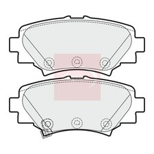 MAZDA 3 BM BN 2013-2019 APEC Bremsbeläge (Hinten) PAD1969