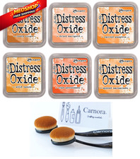 Tim Holtz Ranger Distress Oxide Ink, 6 Light Browns  Oranges, Rusty Hinge,...