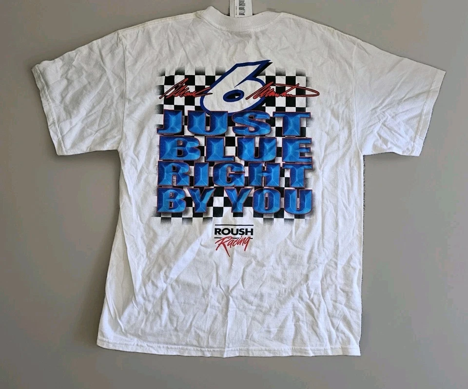 Nova Camiseta NASCAR Vintage Mark Martin Out Of The Blue Viagra Frete Grátis - Imagem 2 de 4