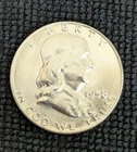 1958 D 50c BU Silver Franklin Half Dollar
