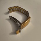 Seiko Two Tone Stainless Steel Watch Band Deployment Clasp — photo 9