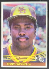 1984 Donruss Tony Gwynn #324 San Diego Padres JE2