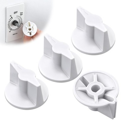 Timer Knob Replacement 4 Pack White Compatible with 146MT574 FD Series