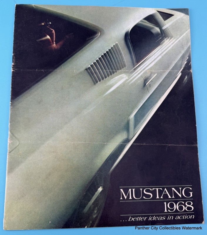 Original 1968 Car Auto Brochure Ford Mustang 2+2 GT Hardtop Convertible