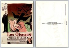 Alfred Hitchcock The Birds Movie Poster Postcard - French Les Oiseaux
