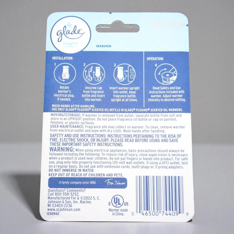 Glade 10 шт. лот плагинов Max Control ароматизированные масляные подогреватели ~ новые и запечатанные (x10) - Изображение 3 из 3