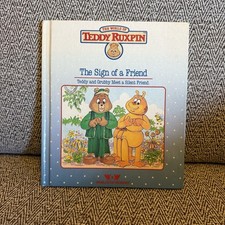 Worlds of Wonder: TEDDY RUXPIN book - The Sign of a Friend 1986