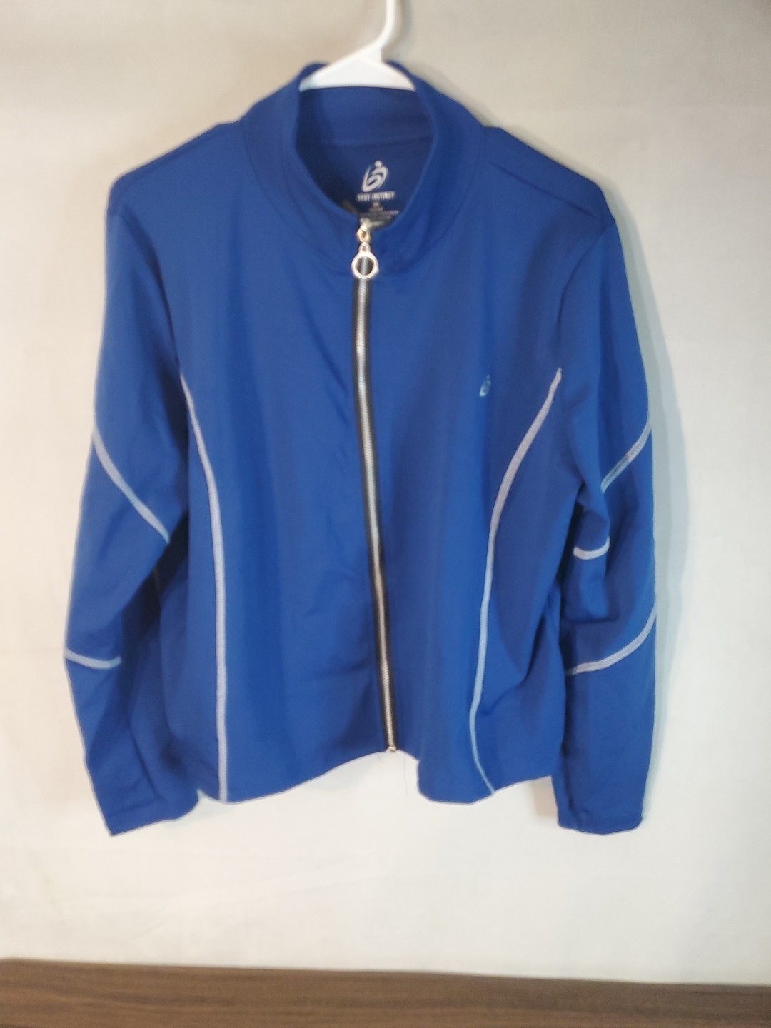 Body Instinct Womens Activewear Fitted Full Zip Jacket Women's Size 2X Cropped