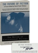 David Foster Wallace-THE FUTURE OF FICTION-1996-1ST EDITION-VG+ SIGNED BY DFW