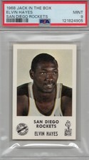 1968 Jack in the Box Elvin Hayes RC San Diego Rockets PSA 9 Mint