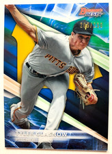TYLER GLASNOW BLUE REFRACTOR SN/250 ROOKIE • 2016 Bowman's Best #TP-23 •LA SP RC